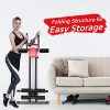 GYMAX Ab Machine, Abdominal Workout Equipment with LCD Monitor