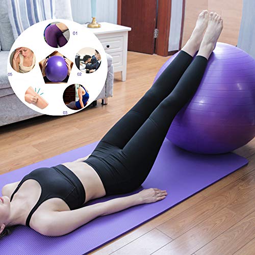Jueachy Yoga Ball Professional Balance Ball(55-65cm)