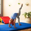 We Sell Mats 5'x10' Folding Gymnastics Mat – Portable Padded Floor Mat for Yoga, Tumbling & Martial Arts
