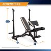 Marcy Adjustable Olympic Weight Bench with Leg Developer