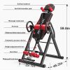 Inversion Table with Headrest & Adjustable Protective Belt
