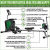 ShareVgo Smart Home Rowing Machine Bluetooth Compact Magnetic Rower