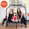 GARTIO 40" Exercise Trampoline, Portable & Foldable Mini Rebounder