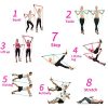 Pilates Bar Kit with Resistance Band with Foot Loop