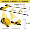 Speed Agility Training Set- Adjustable 12-Level Agility Ladder