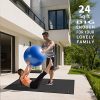 Cambivo Large Exercise Mat, 6' x 4' x 7mm Workout Mats