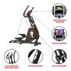 Sunny Health & Fitness Magnetic Elliptical Trainer Machine SF-E3862 – Advanced Home Cardio Workout