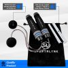 Ropeless Jump Air Skipping Rope with Padded Grip Handles
