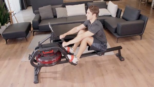 HARISON Water Rowing Machine Foldable with LCD Monitor