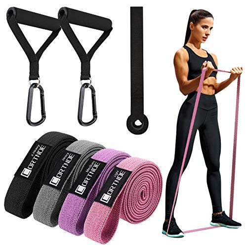 CORTNOE Pull Up Assistance Bands - Pull Up Bands Fabric Long Resistance