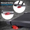 SereneLife Folding Treadmill - Foldable Home Fitness Equipment