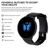 Round Smartwatch with Blood Pressure, Blood Oxygen Monitor
