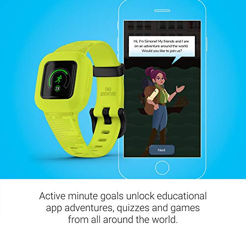 Garmin vivofit jr. 3, Fitness Tracker for Kids, Includes Interactive App Experience