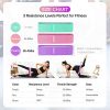 ihuan Resistance Bands for Legs and Butt, 3 Levels Exercise Band