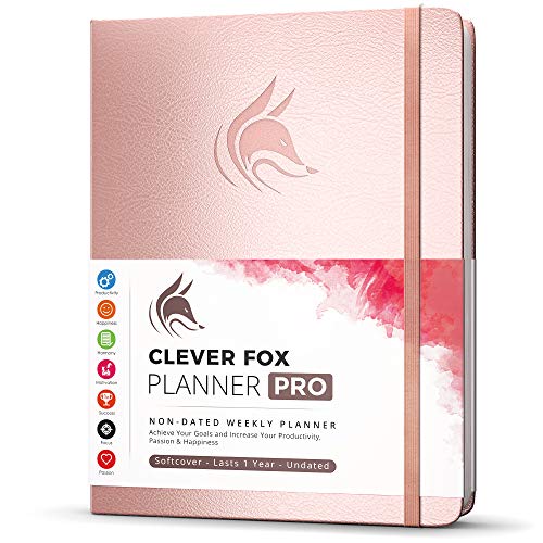 Clever Fox Planner PRO - Weekly &Monthly Life Planner to Increase Productivity