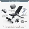 RitFit Adjustable, Foldable Utility Weight Bench for Home Gym