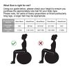 PROMIC Exercise Ball (65 cm) with Foot Pump, Professional Grade Anti Burst