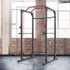 MaxKare Power Cage Rack 19-Level Adjustable with J-Hooks