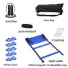 Speed Agility Training Set, Includes 1 Agility Ladder, 4 Steel Stakes