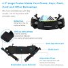 Upgraded Running Belt with Water Bottles and Large Pocket for 6.5-Inch Smartphones