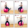 Intent Sports Yoga Ball Chair – Stability Ball with Inflatable Stability Base