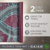 Gaiam Yoga Mat Folding Travel Fitness & Exercise Mat