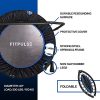 FITPULSE Mini Trampoline for Adults – Indoor Rebounder Trampoline with Handle for Fitness & Weight Loss