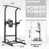 ADVENOR Power Tower Dip Station Pull Up Bar for Home