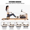 Water Rowing Machine for Home Use with LCD Monitor