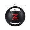 ZELUS Medicine Ball with Dual Grip| 10/20 lbs Exercise Ball
