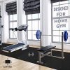 Cambivo Large Exercise Mat, 6' x 4' x 7mm Workout Mats