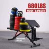Mikolo Adjustable Weight Bench, Foldable Exercise Workout Bench