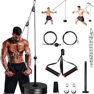 PELLOR Fitness LAT and Lift Pulley System, Forearm Wrist Weight