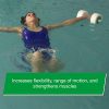TheraBand Water Weights, Aquatic Dumbbells for Pool Fitness