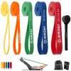 Thick Heavy Resistance Band Set with Door Anchor