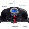 ZELUS Folding Treadmill for Home Gym, Portable Wheels