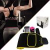 Waist Trimmer Sauna Belt Sweat Belt with Comfortable Phone Pocket Waist Trainer