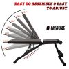 QingAn Adjustable Weight Bench for Home Gym