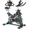 pooboo Indoor Cycling Bike, Belt Drive Indoor Exercise Bike