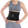 Bracoo Waist Trimmer Wrap, Sweat Sauna Slim Belt for Men and Women