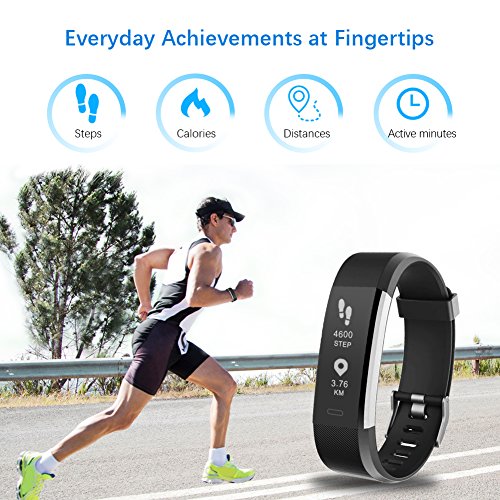 Activity Tracker Watch with Heart Rate Monitor Fitness Tracker