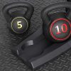 F2C 3-Piece Kettlebells Set with Storage Rack