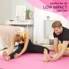 Large Yoga Mat 7'x5'x8mm Extra Thick, Durable, Eco-Friendly