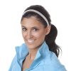 Hipsy 2pk Women's Adjustable NO Slip Running Headbands