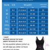 Nebility Women Waist Trainer Corset Zipper Vest Body Shaper