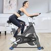 Indoor Exercise Bike 44lbs Flywheel Quiet Belt Drive