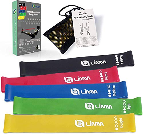 Limm Resistance Loop Exercise Bands - Set of 5 Bands