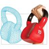 YSHCA Vinyl Coated Kettlebell Weights, Kettle Bell Cast Iron