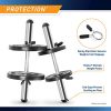 Marcy Olympic Hollow Bar Kit Chrome Curl Bar Dumbbell Handles