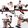 Adjustable Weight Bench with Preacher Pad & Leg Extension | Full-Body Workout Bench for Home Gym